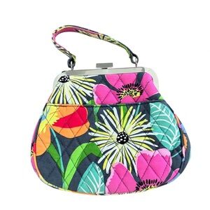 Vera Bradley Floral Quilted Mini Purse